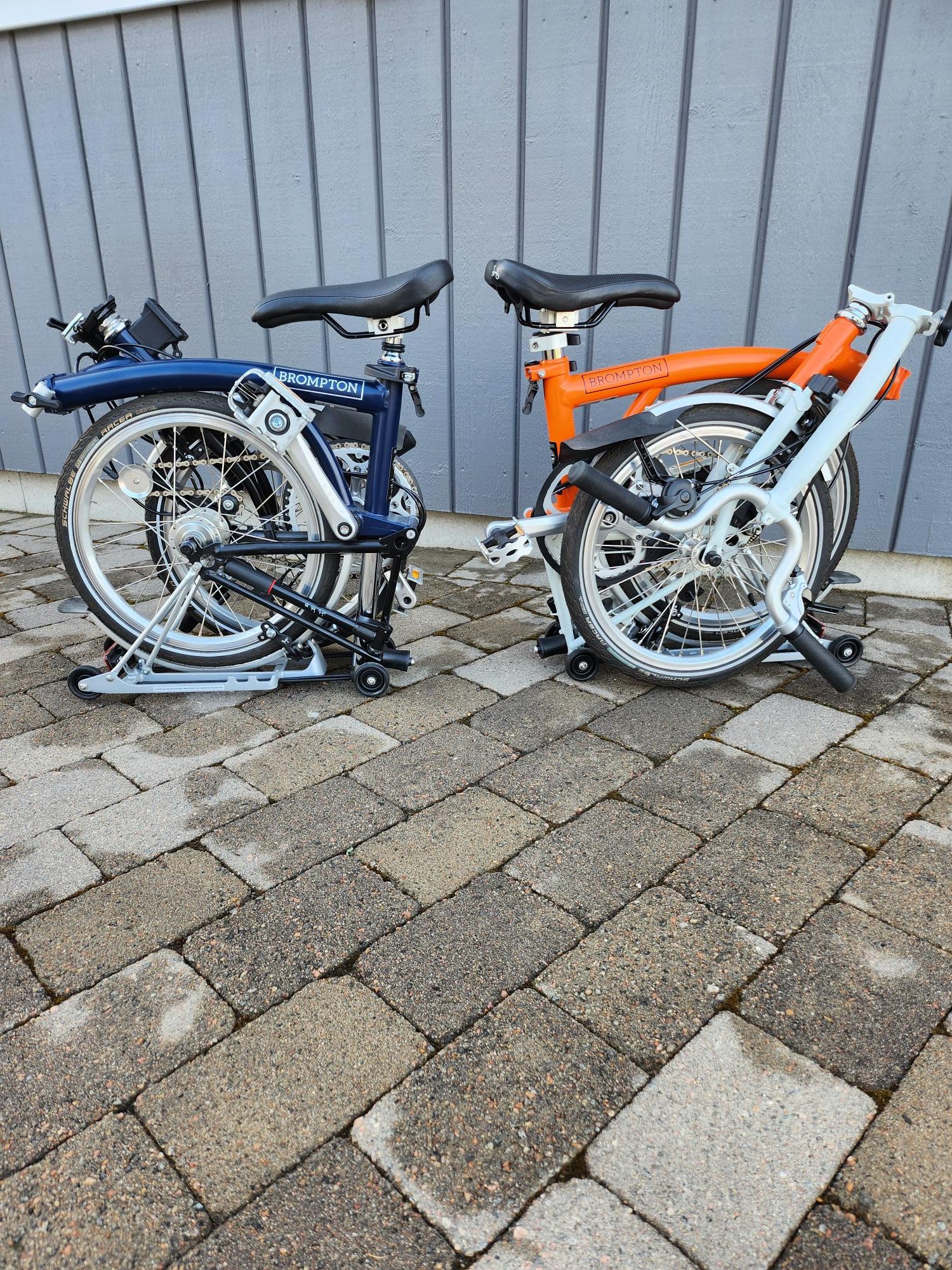 2st Kvalitets Vikbara cycklar Märke Brompton